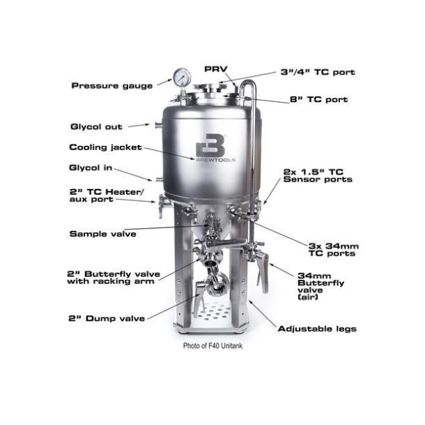 Brewtools F80 Unitank - Bilde 2