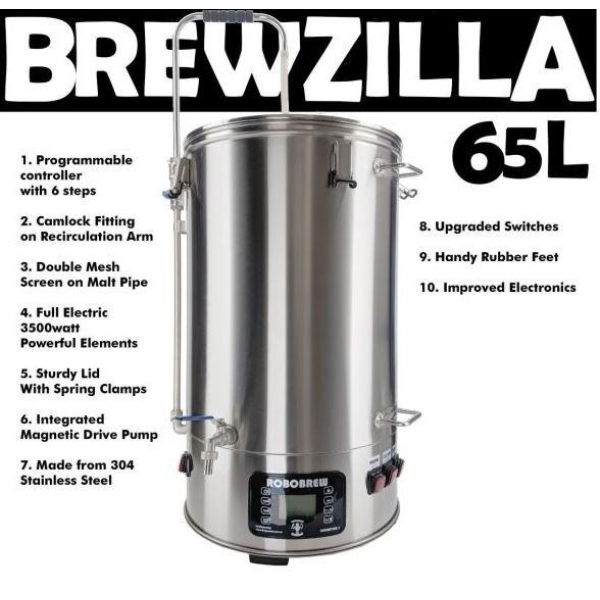 RoboBrew BrewZilla 65L, generasjon 3.1.1