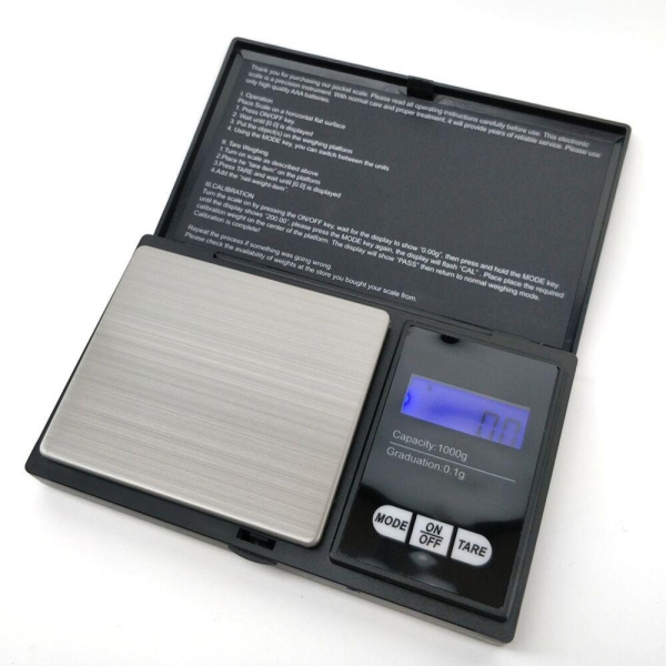 Digital vekt 0.1-1000g Pocket Scale