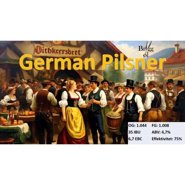 German Pilsner Allgrain, 25 liter