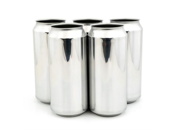 440ml Sølv Ølboks - 162stk