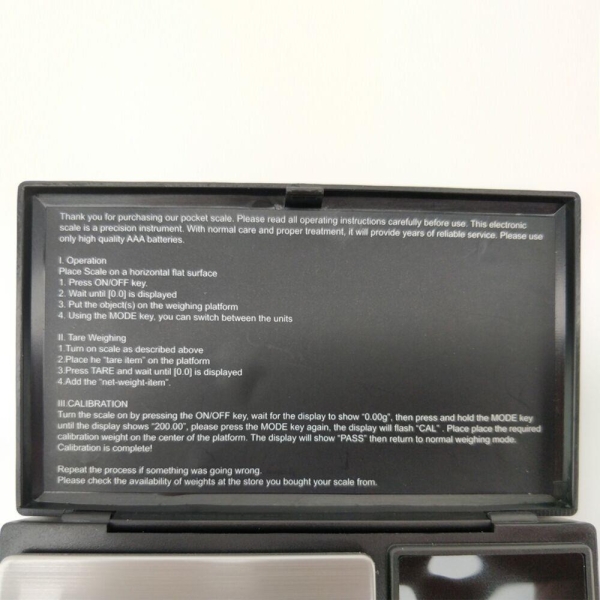 Digital vekt 0.1-1000g Pocket Scale - Bilde 3