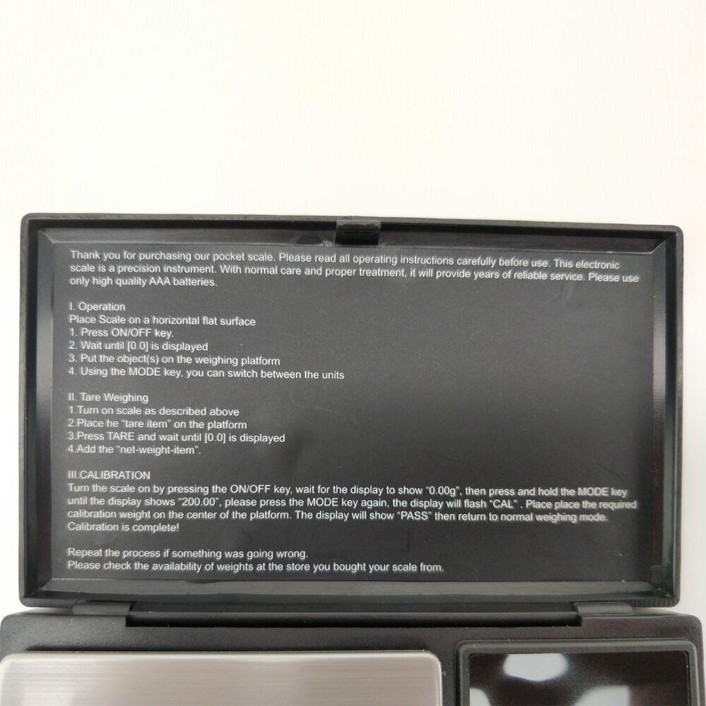Digital vekt 0.1-1000g Pocket Scale - Bilde 3
