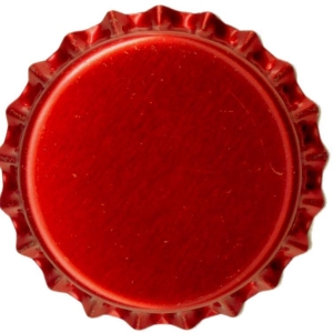 Flaskekapsler Rød metallic 26mm, 250 stk