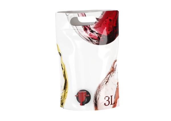 3 L Frittstående pose til vin