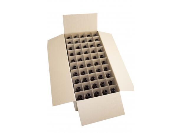 Eske med 50 stk 0,33 l flasker