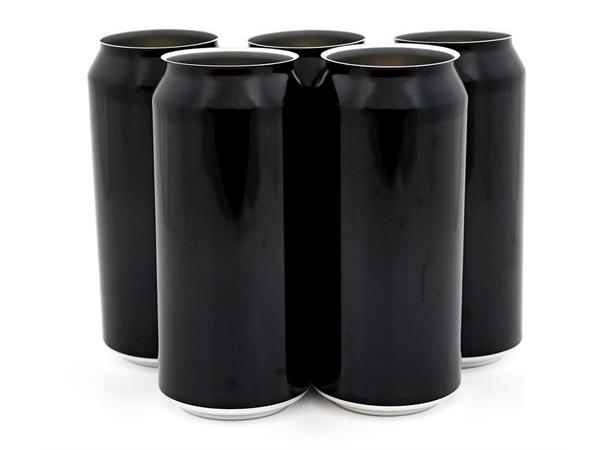 440ml sort Ølboks - 162stk