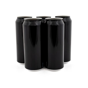 500ml Sort Ølboks - 162stk