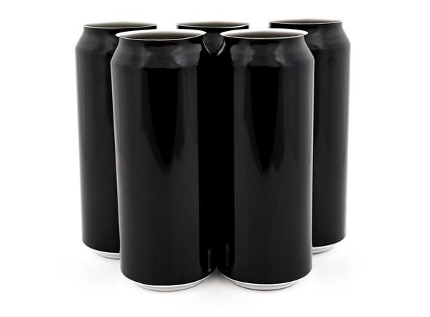 500ml Sort Ølboks - 162stk