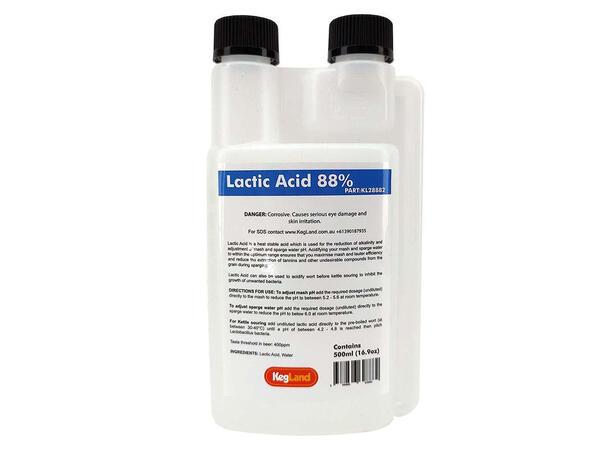 Lactic Acid 88% - pH Adjuster 500ml (Melkesyre)