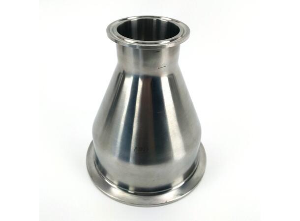 4 inch til 2 inch overgang med triclamp 4" til 2" konisk overgan