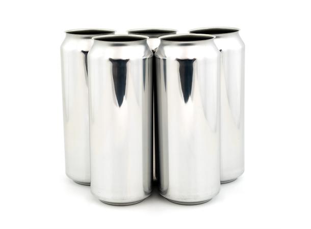 500ml Sølv Ølboks - 162stk