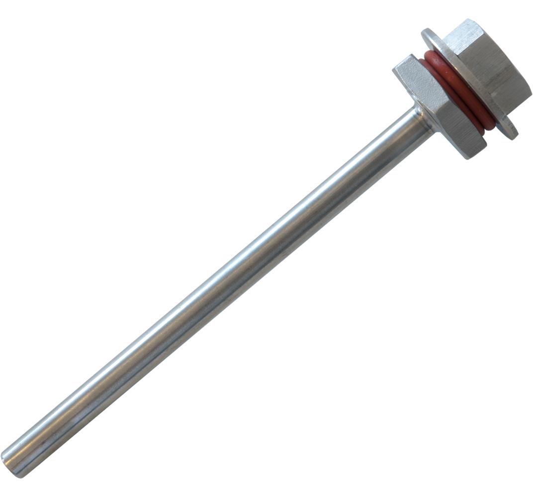 Weldless thermowell 150 mm, 1/2" FPT