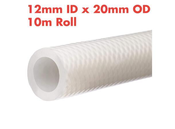 Forsterket silikonslange 12mm x 20mm