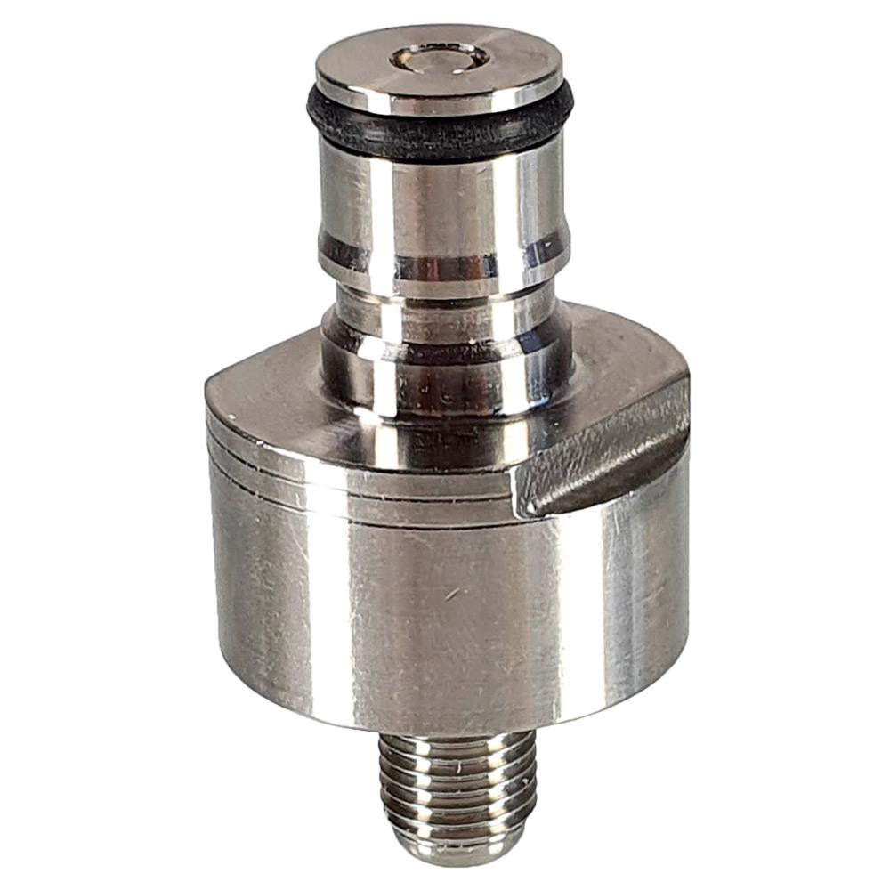 Ball lock ventil med gjenger