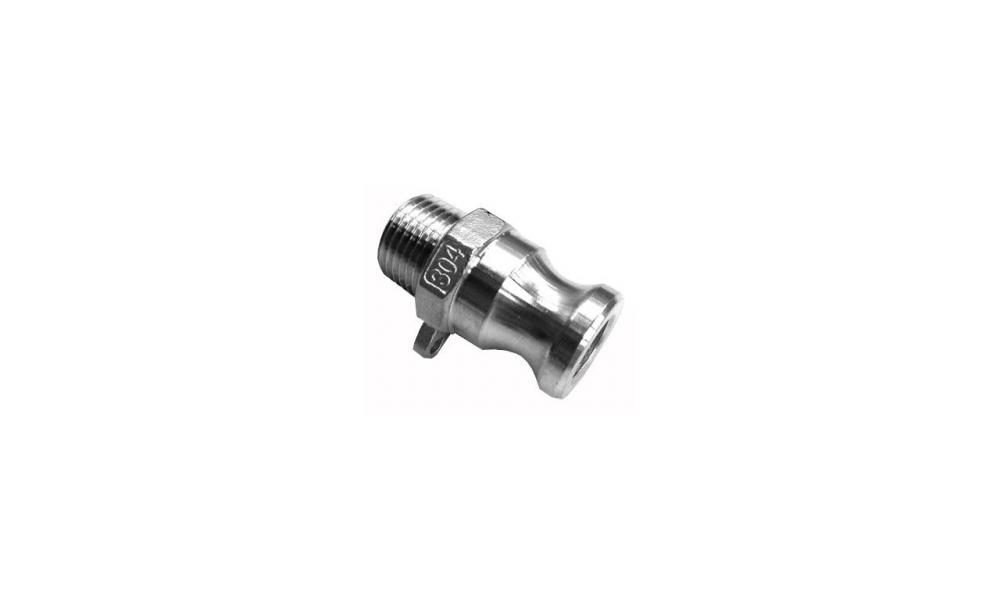 Cam Lock type F male x 1/2" male
