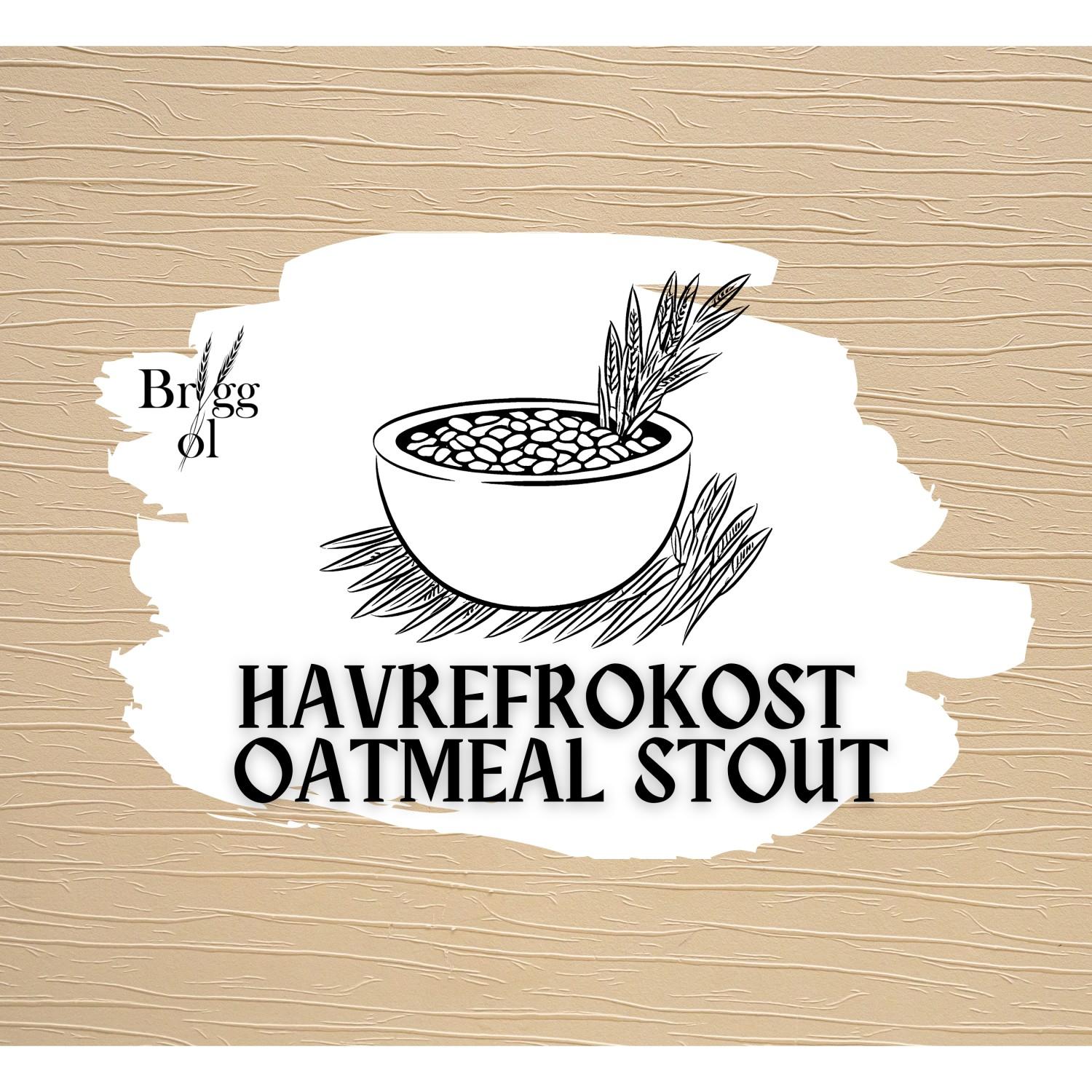 Havrefrokost - Oatmeal Stout Allgrain, 25 liter
