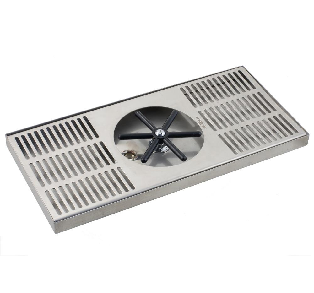 Dryppbrett med glassvasker