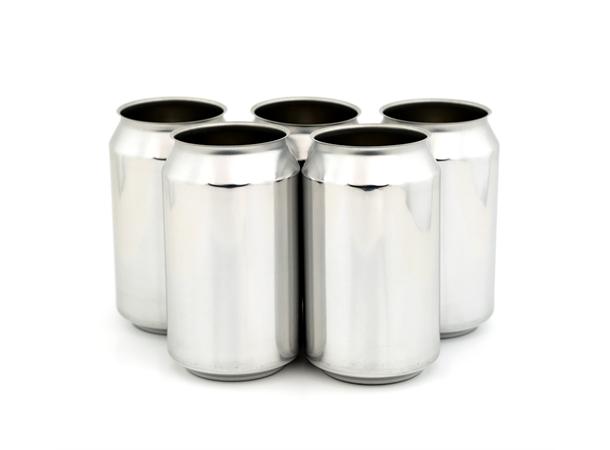 330ml Sølv Ølboks - 216stk