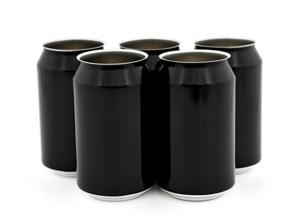 330ml Sort Ølboks - 216stk