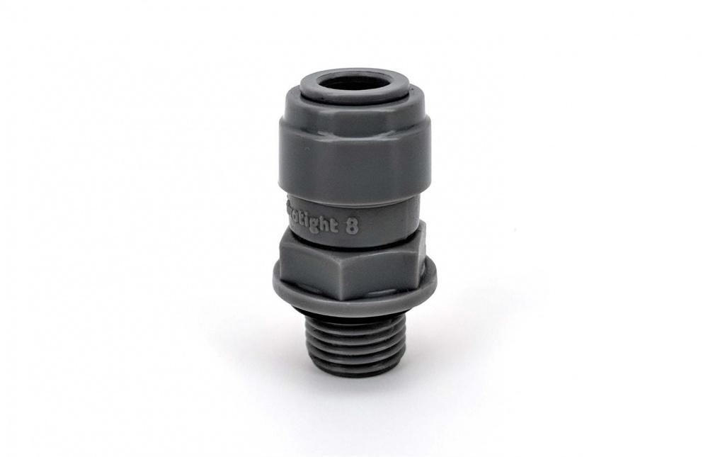 Hurtigkobling, 8mm (5/16") til 1/4" NPT