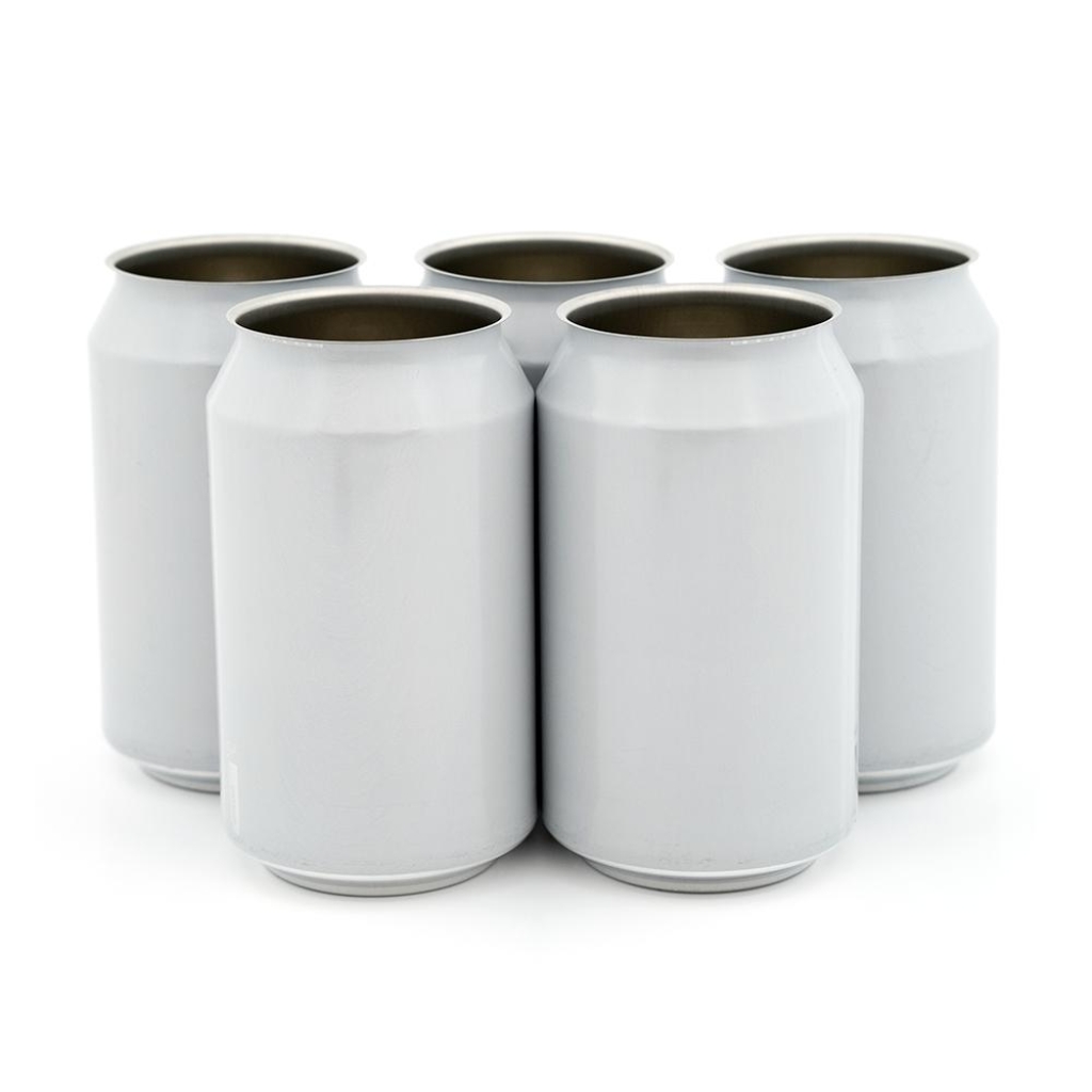330 ml hvit ølboks - 216 stk