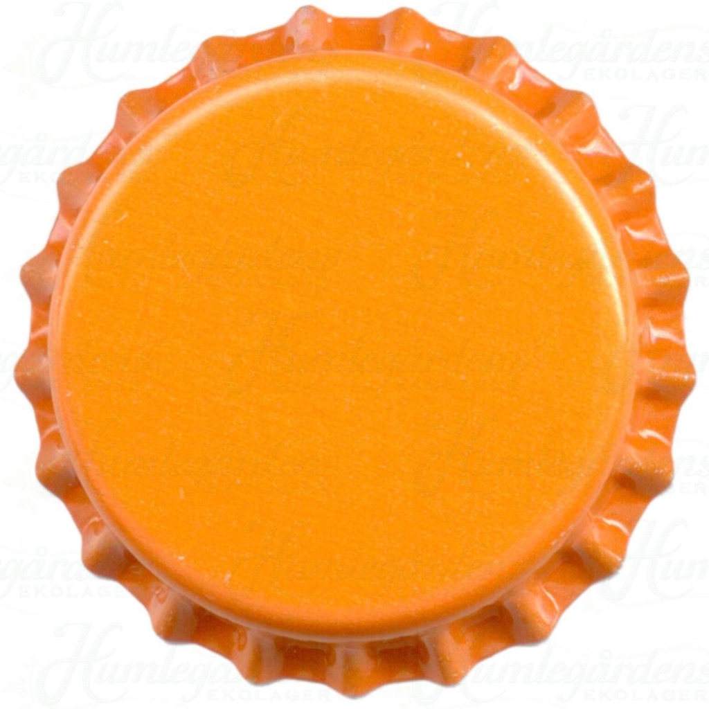 Flaskekapsler Orange 26mm, 250 stk