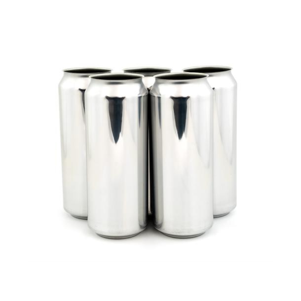500ml Sølv Ølboks - 162stk