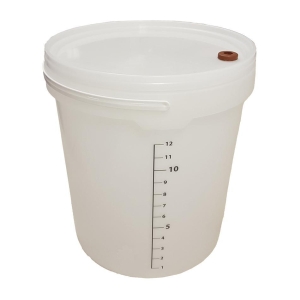 Gjæringskar 15liter, med lokk og gummipakning