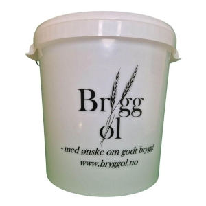 Gjæringskar 30L, med hull til kran, uten lokk