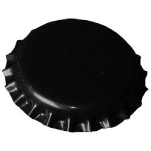 Flaskekapsler Svarte 26mm, 250 stk