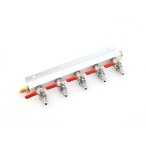 Co2 Manifold med 5 uttak, MFL gjenger