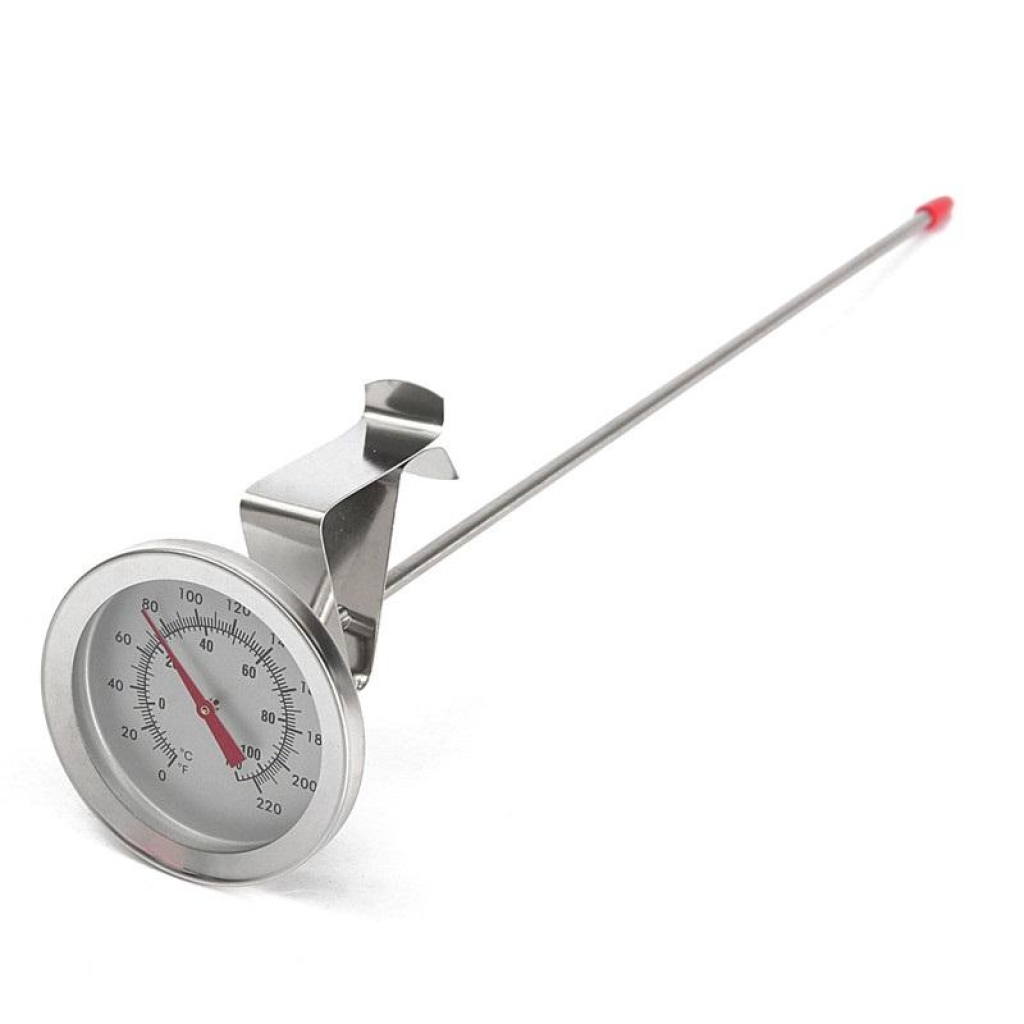 Termometer 30 cm med kjeleklips